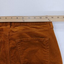 ANA A New Approach Brown Corduroy Women's Straight Fray Leg Pants Size 4 (27×28) image 9