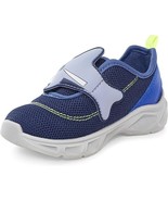 Carter&#39;s Boys Hug Light Up Toddler Sneakers Gym shoes Navy, Shark,  Size 5 - £17.22 GBP