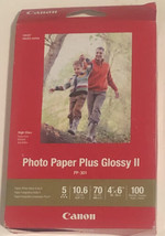 Canon 4x6 Photo Paper Plus Glossy 2 100 Sheets - £7.01 GBP