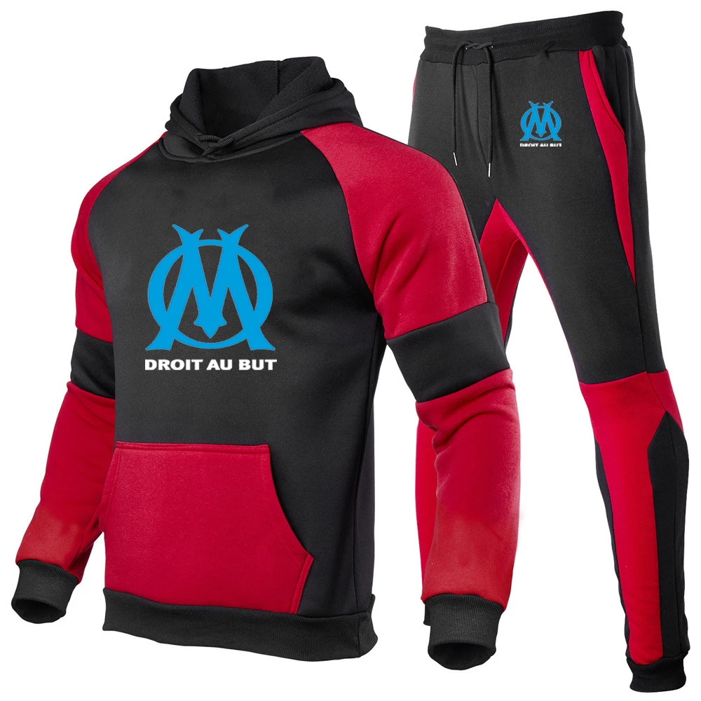 Sporting DROIT AU BUT Marseille 2022 Men&#39;s New Long Sleeves Tracksuit Hoodies To - £48.19 GBP