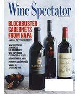Wine Spectator Cabernets From Napa  Annual Tasting Report November 15, 2021 - $19.99