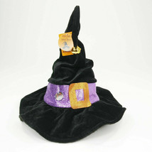 Musical Animated Spooky Village Halloween 12&quot; Witch Hat - New - £24.12 GBP