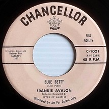 Frankie Avalon - Ginger Bread / Blue Betty [7&quot; 45 rpm Single] 1958 Chancellor - £2.68 GBP