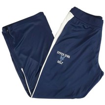 Nike Dri-Fit Warm Up Track Pants Womens XL Upper Iowa Golf Knit Waistband Blue - £17.43 GBP