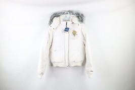 NOS Vintage Y2K Lot 29 Womens M Cropped Fit Tweety Bird Hooded Puffer Jacket - £126.28 GBP