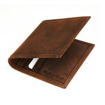 Style n Craft 300703-BR Slim Bifold Credit Card Case in Brown Leather - $456.68 MXN