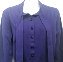 Banana Republic Women&#39;s Sweater Size L Purple Long Sleeve Classic - £10.07 GBP