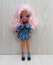 LOL Surprise OMG Ultimate Surprise Uptown Girl Fashion Doll pink hair blue skirt - £8.18 GBP