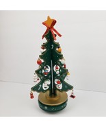 Wood Christmas Tree Handmade Mini Ornaments Figures Germany Music Box Ro... - £53.08 GBP