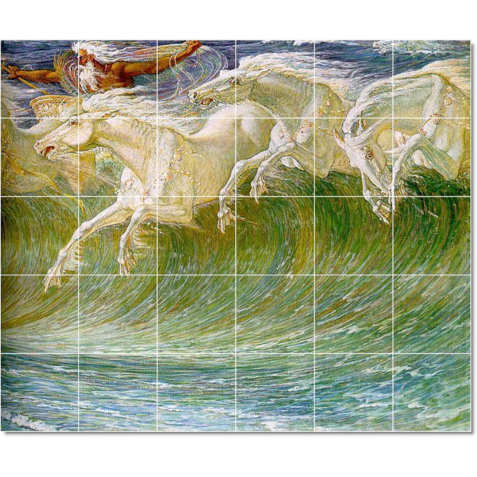 Crane walter the horses of neptune detail 1