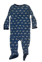 Cloud Island Baby Sleepers 0-3 Months Lot 4 Footed Mittens Pajamas Blue image 9