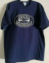 Men&#39;s Nascar Navy Blue &quot;Chicks Dig My Belt Buckle&quot; T-Shirt Size XL Rodeo - £18.35 GBP