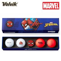 Volvik VIVID SOFT 4.0 Marvel SpiderMan Golf Ball &amp; Marker Gift Set - $38.77