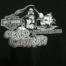 Harley Davidson Of Grand Cayman  Biker T-Shirt size XL Black - £12.89 GBP