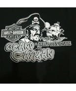 Harley Davidson Of Grand Cayman  Biker T-Shirt size XL Black - £12.91 GBP