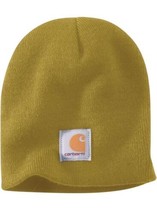 NEW Carhartt Beanie Cap Knit  Golden Haze Adult One Size Patch Logo Workwear NWT - £20.02 GBP