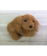 Russ Berrie Yomoki Cocker Spaniel Dog Plush Stuffed Animal Toy Laying Brown - £13.72 GBP