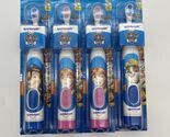 LOT OF 4 -Nickelodeon Paw Patrol Kids Electric Spinbrush Battery Toothbr... - $29.58