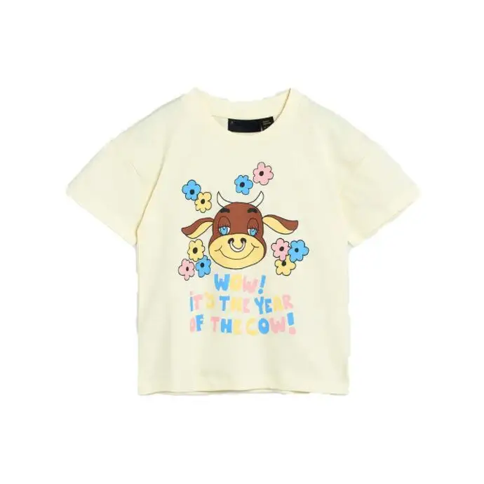 2021 New Summer Mini Kids T-shirts Baby Girls Clothes  Short Sleeve Toddler Chri - $45.22