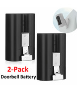 2Pcs Rechargeable Battery Pack For Ring Video Doorbell Spotlight Camera ... - £82.69 GBP