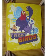 Free Birds Movie Cover Poster Silk Screen Numbered Freebirds - $122.35 CAD