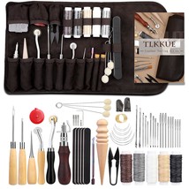 Leather Working Tools Leather Sewing Kit Leather Craft Tools With Storag... - $45.99