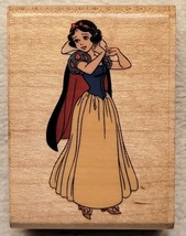 Disney Snow White Standing Princess Rubber Stamp 7 Dwarves Stampede A362-D - NEW - £7.88 GBP