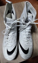 NIKE FORCE SAVAGE  cleats - MENS SIZE 13 - FOOTBALL - White - 918345-101 - $93.14