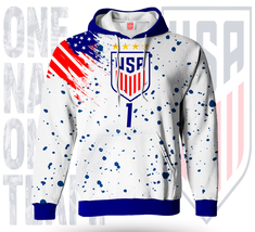Hope Solo #1 USWNT Soccer FIFA Women&#39;s World Cup Hoodie  - £41.99 GBP+