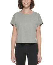 $40 Calvin Klein Performance Bungee-Hem Pocket Cotton T-Shirt Green Size Small - £5.68 GBP