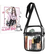 Clear Crossbody Purse Bag Stadium Approved for Concert Sports Adjustable... - €12,88 EUR