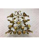 Gold laced metal candlelabra New never used - $41.09 CAD