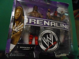 Great  ADRENALINE World Wrestling Series 21 Figures...BOOKER T and BOOGE... - £17.68 GBP
