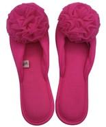 Vintage Glamour Skuffs By Madye’s Slippers Fuschia Hot Pink Size Med 7-8... - $54.80 CAD