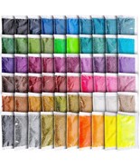 Fine Glitter, 300G 60 Colors Extra Fine Resin Glitter Packs, Arts Craft ... - $16.99