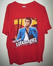 Vtg Tony Montana Al Pacino Scarface &quot;I Bury Those Cockcoaches&quot; Red Shirt Sz L - £35.97 GBP