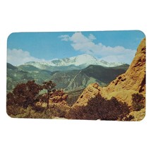 Postcard Pikes Peak America&#39;s Most Famous Mountain Garden Of The Gods Colorado - £5.34 GBP