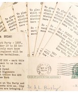New York Times Square Engineer Party Invitation 1937 Lot Of 11 Postcards... - $1,133.58 MXN