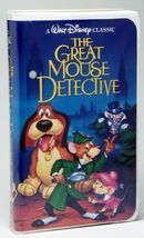 WALT DISNEY CLASSIC BLACK DIAMOND THE GREAT MOUSE DETECTIVE VHS CLAM SHE... - $6.43