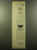 1959 University of Chicago Press Books Ad - American Folklore, Richard M. Dorson - $14.99