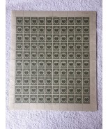 El Salvador Revenue: Timbre Municipal 5c American Bank Note Full Sheet W... - $28.25 CAD