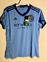 Adidas Women&#39;s MLS Jersey New York City Football Club Light Blue Size S - $9.89