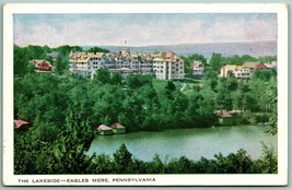 The Lakeside Hotel Eagles Mere Pennsylvania PA UNP WB Postcard D14 - £2.92 GBP