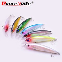 7pcs/Lot Fishing Lure Set Mixed Colors Minnow Hard Bait Floating Swing Crankbait - £54.54 GBP