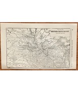 1923 Antique NORTHERN PACIFIC EASTERN SECTION Map Vintage RAILWAY Map - $13.57 CAD
