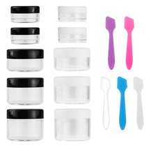 Accmor 10 Pieces Makeup Travel Containers with Lids 3/5/ 10/15/ 20 Gram ... - $316.84 MXN