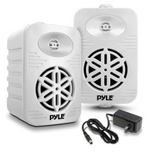 PyleUsa Bluetooth Indoor Outdoor Speakers Pair - 500 Watt Dual  5.25 2-Way Full  - £112.70 GBP