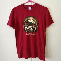 Elkins West Virginia Brewstel Brew Shop &amp; Hostel T Shirt Sz Small - £11.37 GBP
