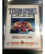 OFFICIAL BOXING PROGRAM - TYSON VS SPINKS - JUNE 27,1988 - £20.03 GBP