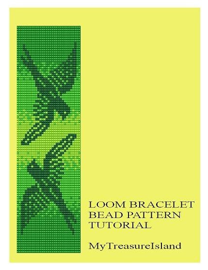 Bead Loom Flying Birds Design Gradient Orange, Violet, Green Colors Patter PDF - $4.00